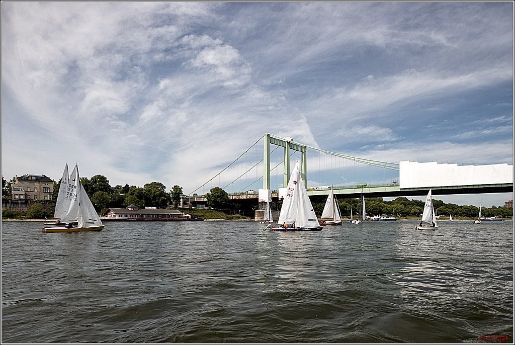 100 Jahre Rheinwoche 2022 - 1. Wettfahrt Porz - Hitdorf, 03.06.2022,